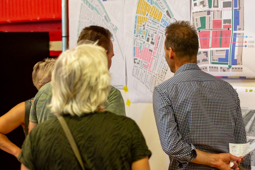 Belangstelling voor de stedenbouwkundige randvoorwaarden