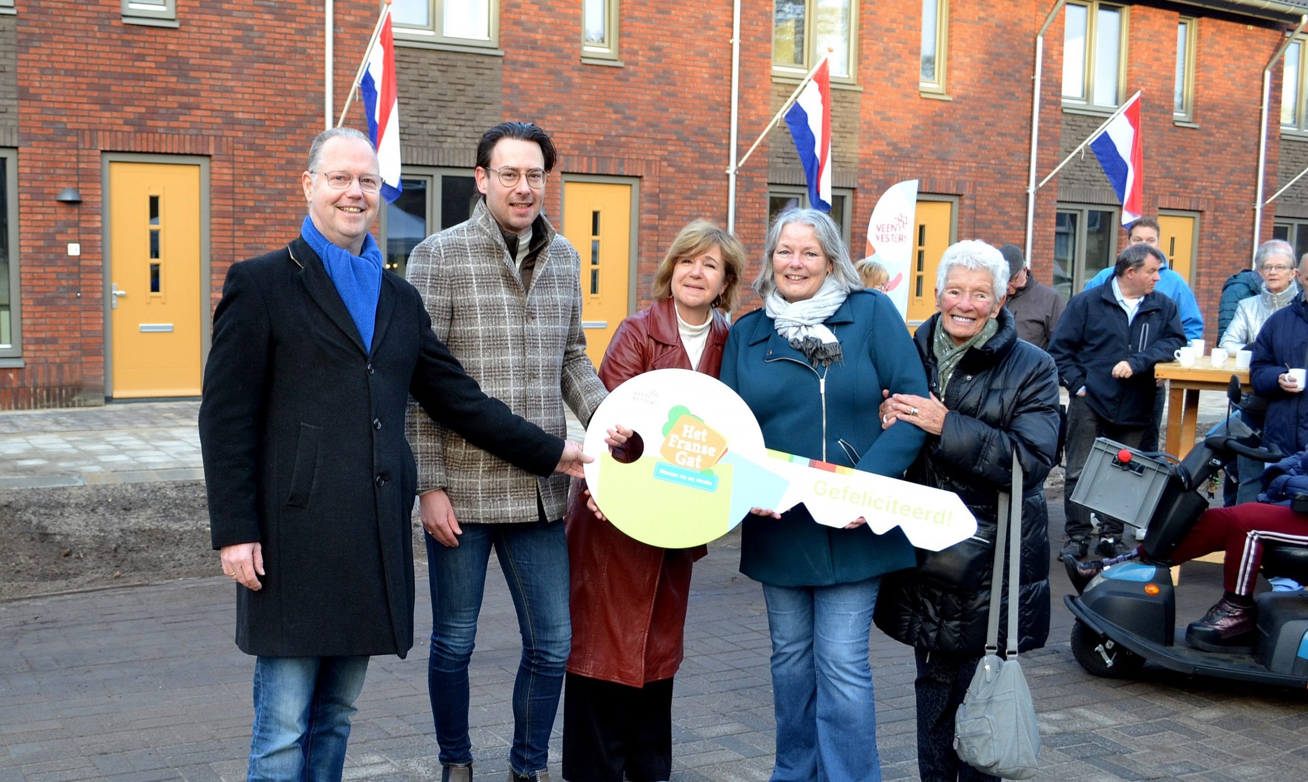 Sleuteluitreiking Mr. Heemskerkstraat