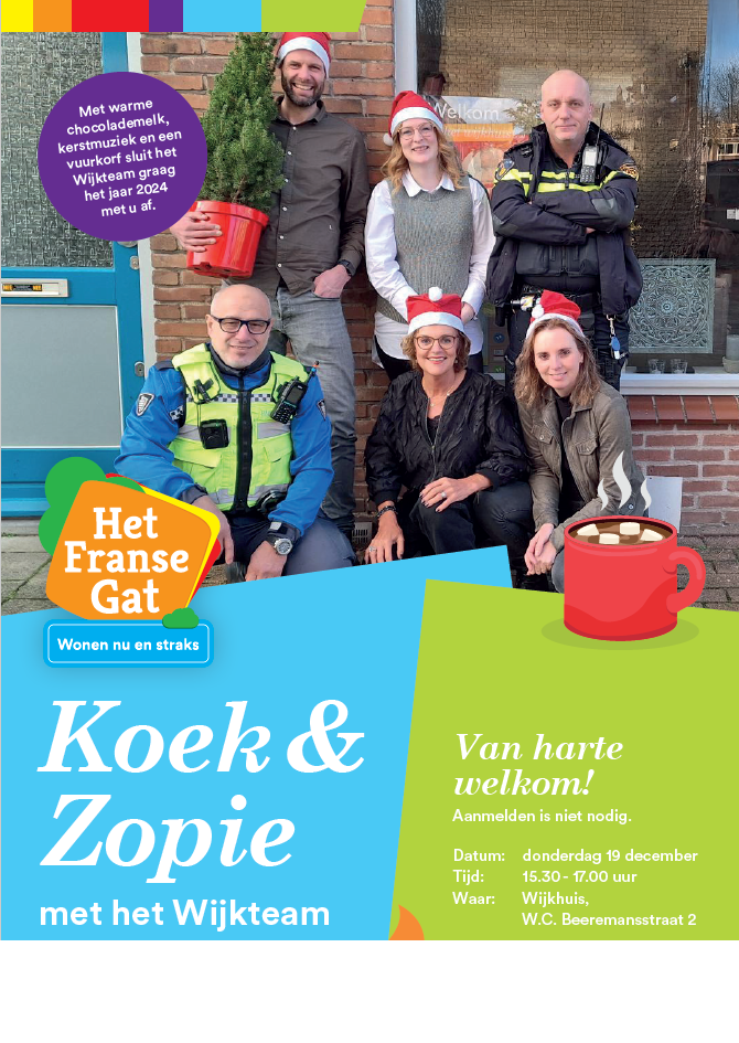 Flyer koek en zopie franse gat